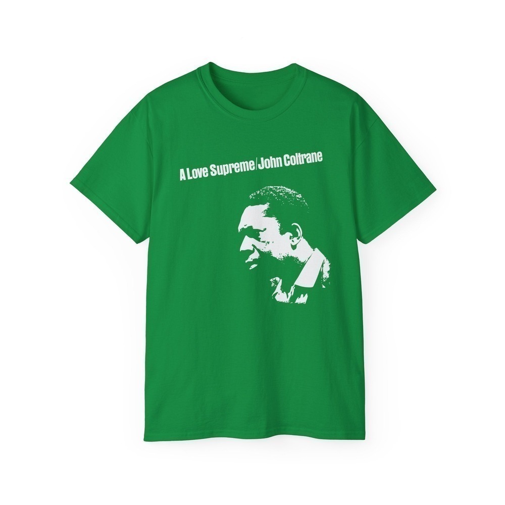 A Love John Coltrane Jazz Vinyl Inspired Minimal Music T-Shirt
